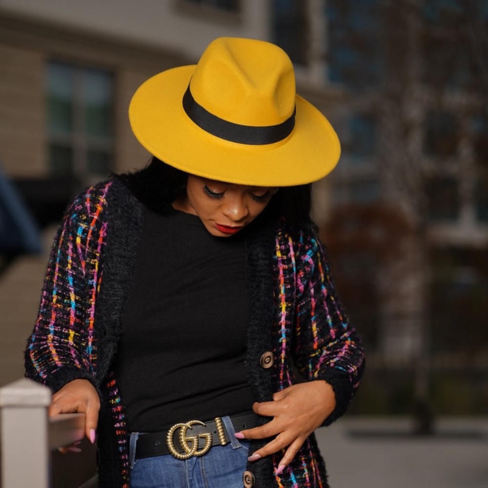 Fedora Hat- Mustard